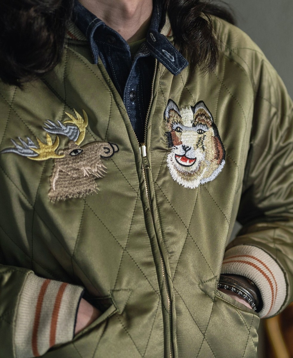ジャケット・アウター THRIFTY LOOK SOUVENIR ALASKA JACKET 1950s Reversible Souvenir Jacket - Alaska ** new arrival