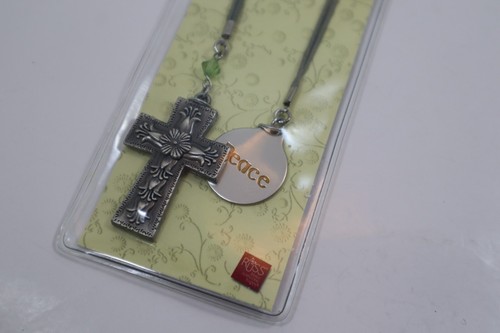 7KD I believe cross peace Bookmark Russ Berrie - Imagen 3 de 8