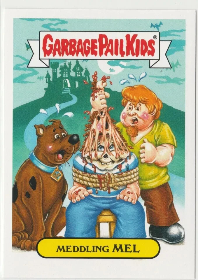 Meddling Mel Garbage Pail Kids GPK 2016 Prime Slime Trashy TV Series 7b