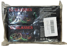 El Glasses Shades Glasses EDM Rave Party Electroluminescent, Green, Blue
