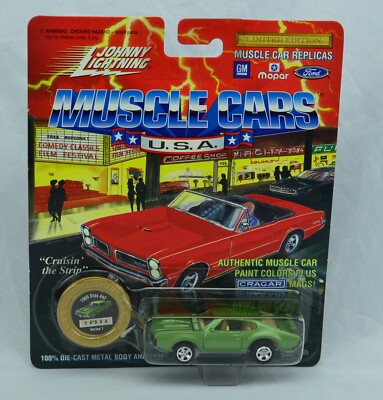 Johnny Lightning Muscle Cars USA 1969 Olds 442 Series 1 Coin #04994 Green 1994
