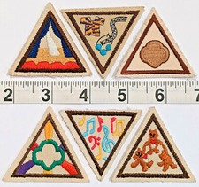Girl Scout Brownie Try Its - Brown Edging/Border, 1999-2004 Era, Pick Your Patch