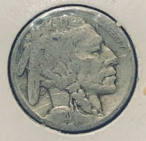 Buffalo Nickels 1920 cabeza india tipo línea de níquel - Imagen 2 de 6