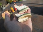 Vintage Lot Christmas Nativity Figures & Animals - Chalkware, Rubber & Plastic  — photo 4