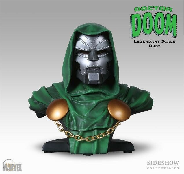 SIDESHOW DR. DOCTOR DOOM LEGENDARY SCALE BUST STATUE MARVEL | eBay