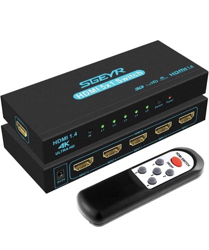 Switch DisplayPort 2 In 1 Out 8K@60Hz 4K@144Hz – DP 1.4 Con Alloggiamento In Alluminio, Plug & Play, Supporto HDCP E Larghezza Di Banda 32.4 Gbps - 4