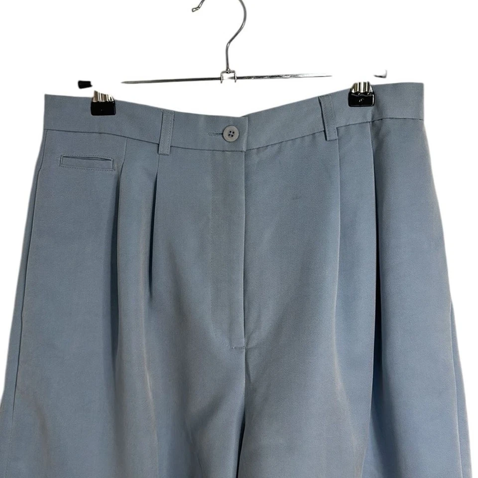 Pantalones Cortos Informales de Golf Cutter & Buck Azul Claro Plisados Talla 10 Foto 2 de 4