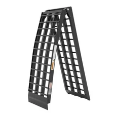 9' x 17.5" 4-Beam Folding Arched Single Runner Motorcycle Loading Ramp