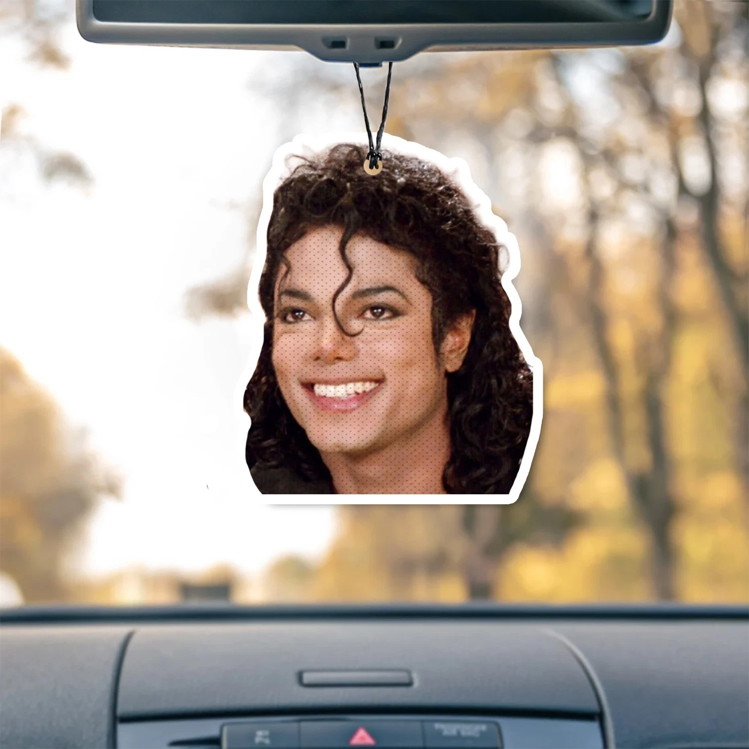 Michael Jackson Unscented Hanging Car Air Freshener Freshie