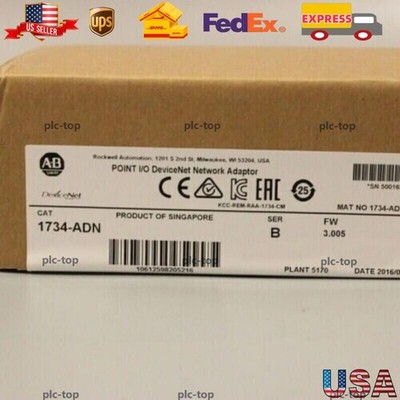 1PCS New Factory Sealed AB 1734-ADN SER B POINT I/O DeviceNet Network Adaptor