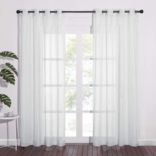 Sheer Voile Curtains with Ring Top