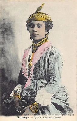 Martinique - Type et costume créole - Ed. Leboullanger Aquarellée - Photo 1/2