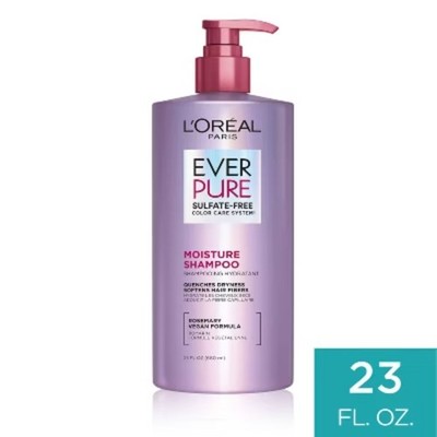 23 fl oz L'Oreal Paris EverPure Moisture Rosemary Oil Shampoo for Dry Hair