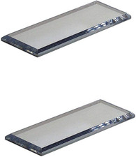 Pull Handle, Self Stick Acrylic Mirror Finger Glide Beveled Knob (2 Pack)