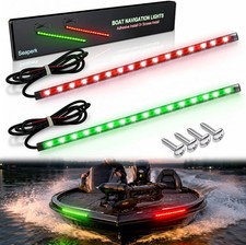 Boat LED Boat Navigation Light, Red and Green Marine Navigation Lights for Boats
