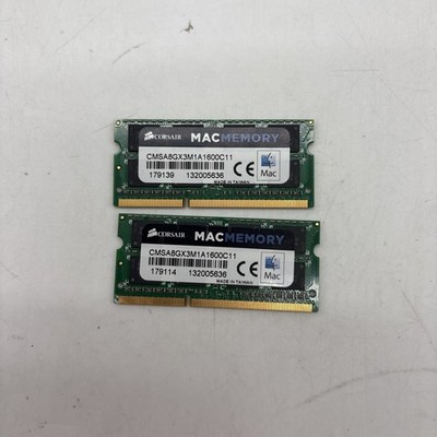CORSAIR MAC MEMORY 2X8 16GB 8GB + 8GB DDR3 - CMSA16GX3M2A1600C11