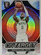 Damian Lillard 2024-25 Totally Certified On Target #5 Insert Milwaukee Bucks
