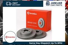 BREMBO 2x Brake Discs Rear Solid With Bolts/Screws For Mercedes-Benz CLS E-Class