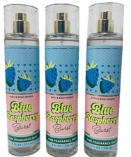 Bath Body Works BLUE RASPBERRY BURST Mist Spray 8oz lot of 3 Gifted New