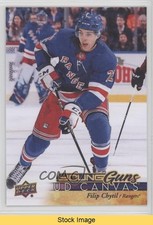2017-18 Upper Deck UD Canvas Young Guns Filip Chytil #C95 READ 8tn