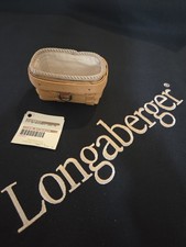 Longaberger 2009 Sort  Store Small Business Card Flax Liner  Protector B96