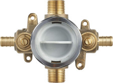 American Standard RU107SS Flash Shower Rough-In Valve with PEX Inlets and Univer