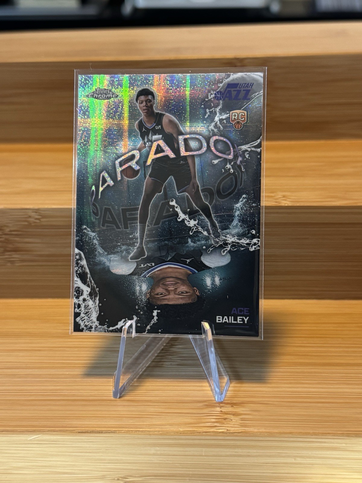 2025-26 Topps Chrome Basketball Ace Bailey Paradox Insert Rookie RC SSP #PX-25