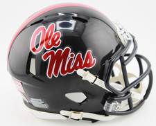 Minicasco Riddell personalizado 2025 Ole Miss Rebels vs Tulane