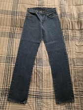Vintage 80s Levi's 505-0217 Medium Wash Jeans Made In USA Size 31x34 30x32 