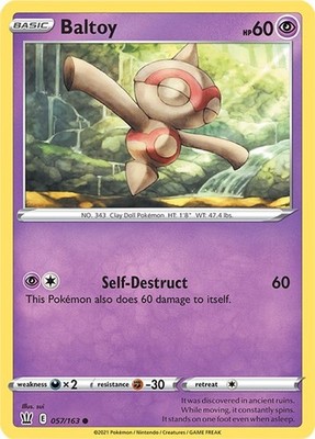 Baltoy [SWSH05 - 057/163] SWSH05: Battle Styles - NM