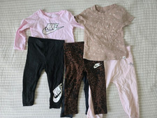 Baby Girl Clothing Lot 12  18 Months  Nike Leggings, Bodysuits, Pants  Pink