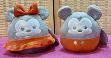 Squishmallow Disney 100 Year Anniversary Mickey  Minnie Set NWT Sparkle Shimmer