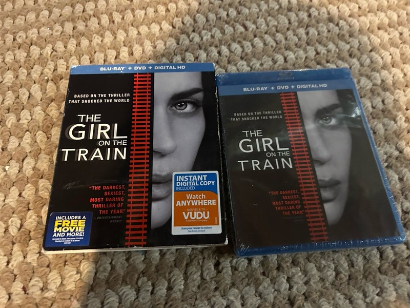 The girl on the train blu ray dvd combo movie new sealed with slipcover  2016
