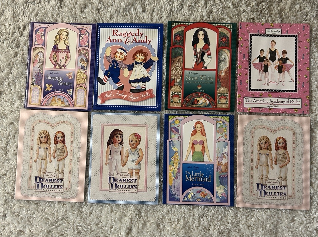 Book Lot Of 8 Peck Aubry: Little Mermaid, Snow White, Ballet