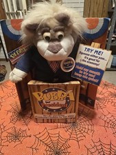 VTG 1999 Mattel "Bubba for President" Interactive Plush w Store Display Box