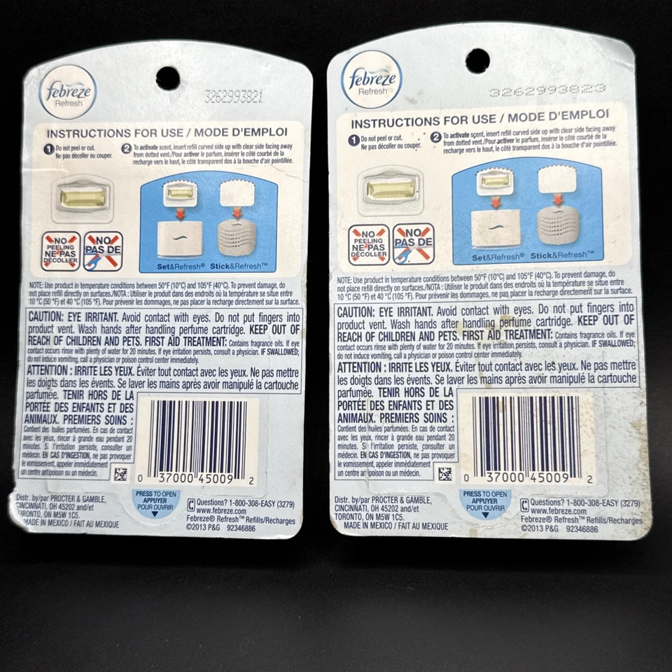 2 packs Febreze Refresh Linen & Sky Air Freshener Set & Refresh Scent 2 Refills - Image 2 of 4