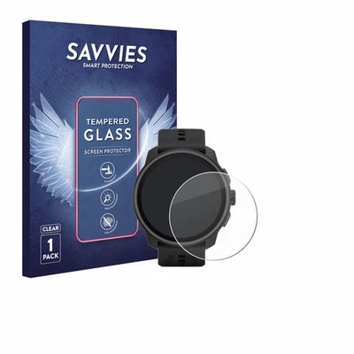 SAVVIES For Suunto Race S Tempered Glass Screen Protector Protection Transparent Clear