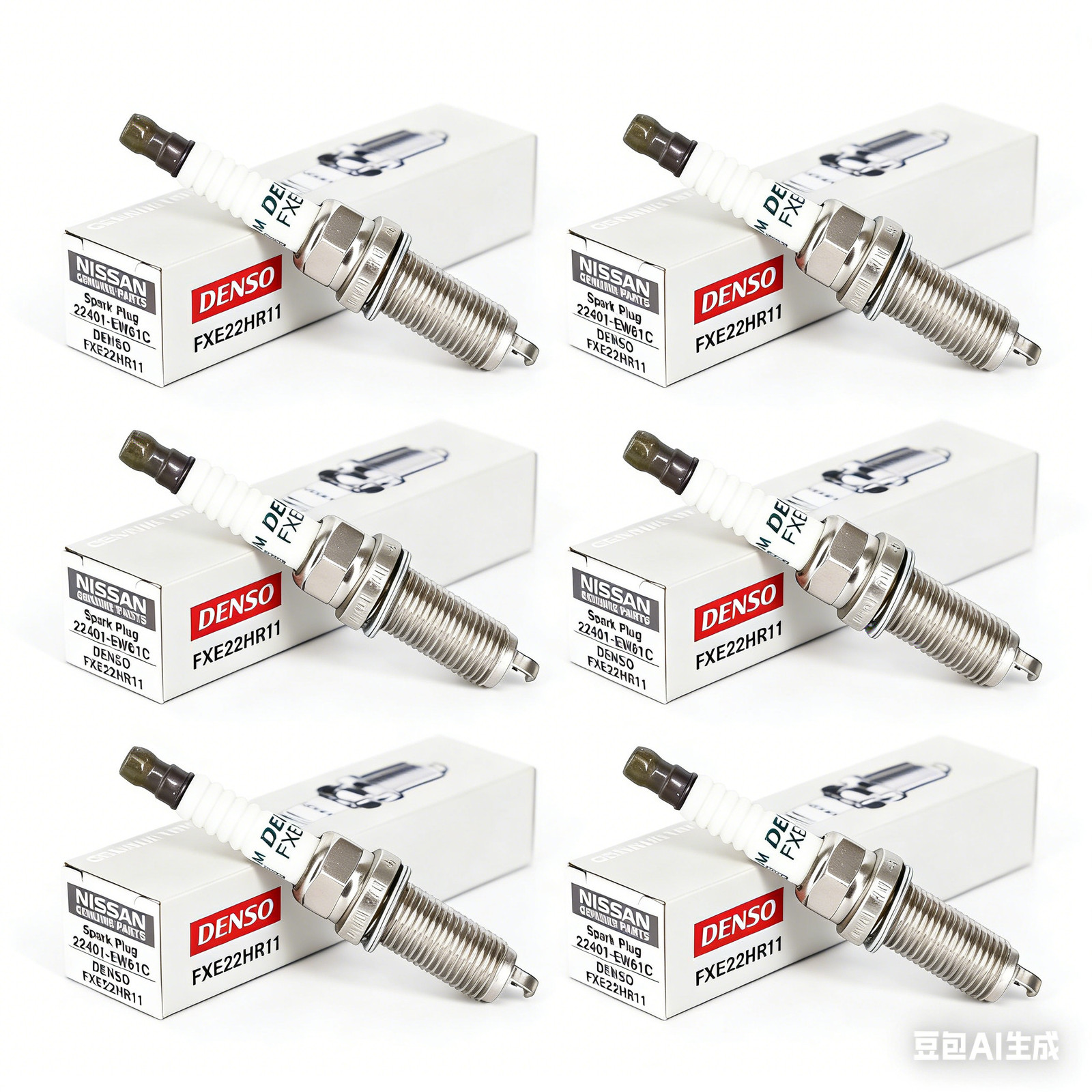 6- Iridium Spark Plug 22401-EW61C FXE22HR11 For Nissan Altima Infiniti EX35 3.5L