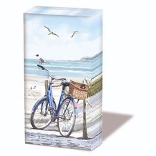 Taschent&uuml;cher  21,5 x 22 cm &ndash; 4-lagig &ndash; &aacute; 10 St&uuml;ck pro Packung &ndash; Bike on  the be