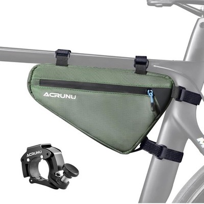 ACRUNU Dreieckstasche Fahrrad Wasserdicht mit Fahrradklingel 22-24mm, 1,5L