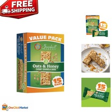 15 Count Oats  Honey Granola Bars - Delicious Kosher Snack on the Go