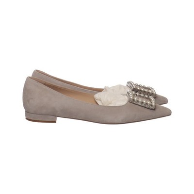 Bellas, Ballerinas, Größe: 38 1/2, Leder, Grau, Damen #i0w