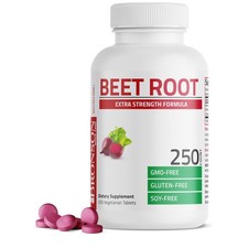 Bronson Beet Root Extra Strength, Non-GMO, 250 250 Count Pack of 1 