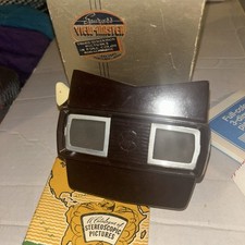 Brown Color Model E View-Master Viewer With Box