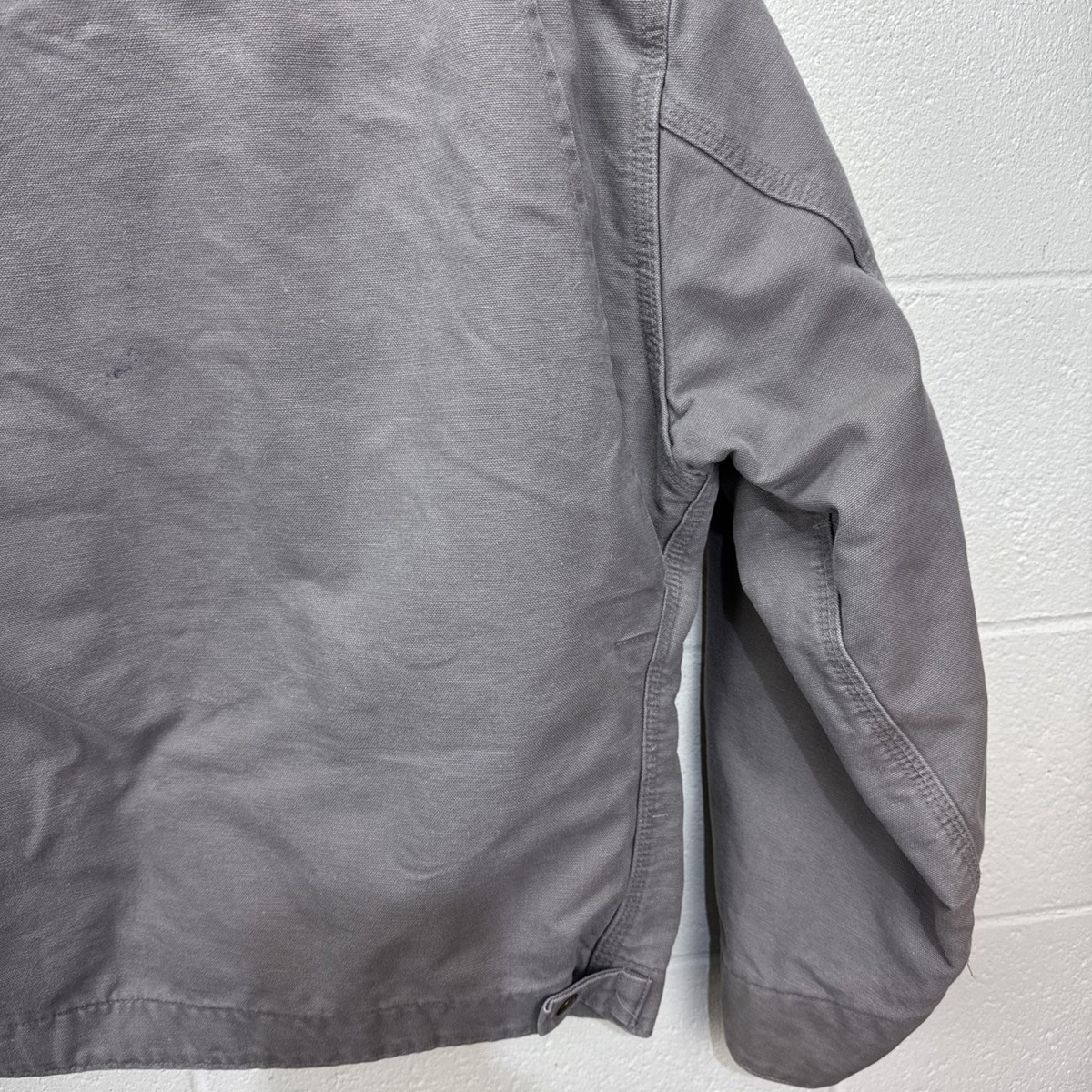 Vintage Carhartt Detroit Jacket Full Zip J76 CMT Cement USA 90s