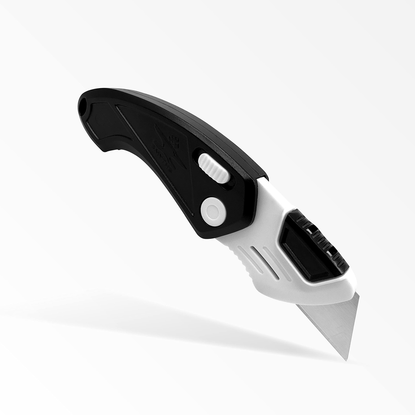 Folding Pocket Utility Knife, Weather & Rust Resistant ABS Plastic Body, Ergo...
