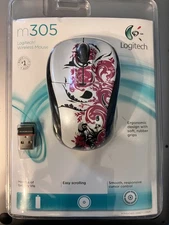 Logitech M305 Wireless Mouse Fantasy Collection Red & Black