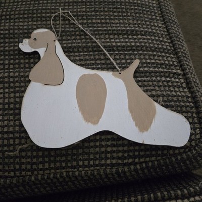 Handmade Parti Cocker Spaniel Wood Cutouts