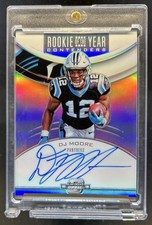 2018 Panini Contenders Optic DJ Moore Rookie of the Year Auto RC #RYA-DJM