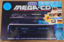 Sega Mega CD Model 1 Console Boxed PAL CIB Games Cobra/Sol-Feace Arcade Classics